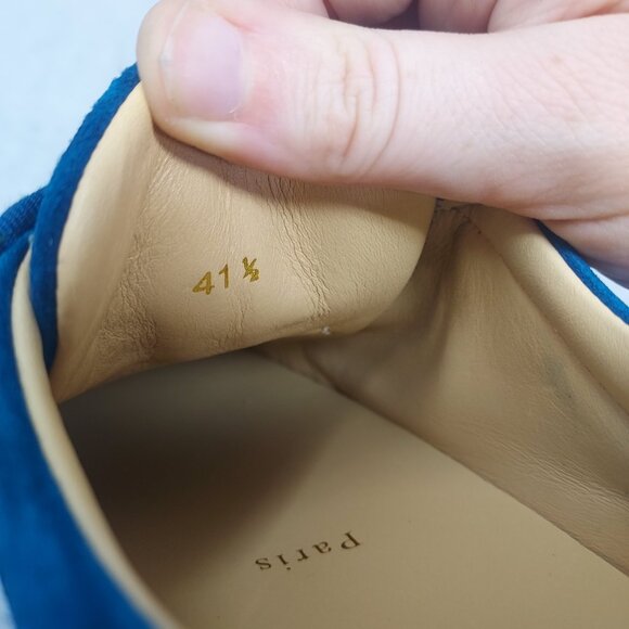 Christian Louboutin Blue WOMENS Louis Junior Strass Bejeweled Low Top Sneaker - Picture 3 of 12